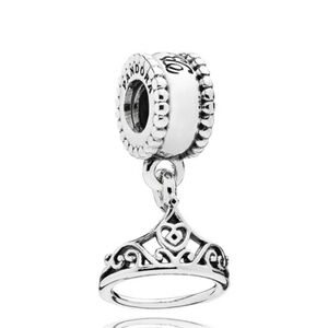 Pandora Sterling Silver Belle's Tiara Disney Princess Dangle Charm - 791568